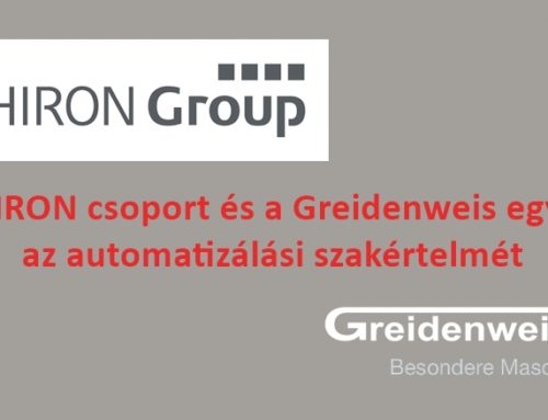 A CHIRON csoport és a Greidenweis egyesíti az automatizálási szakértelmét